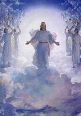 Christ-King-in-clouds-heavens