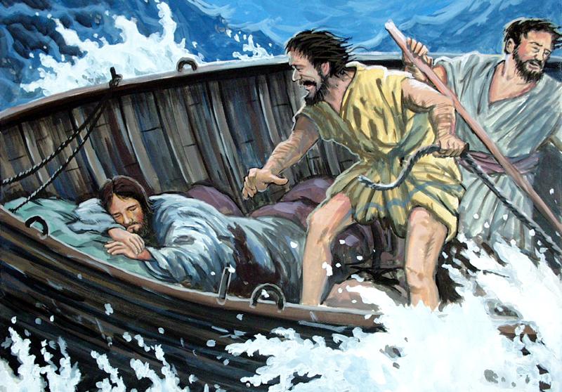 jesus in a boat clipart - photo #40