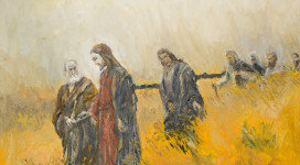 Jesus-and-disciples-in-field